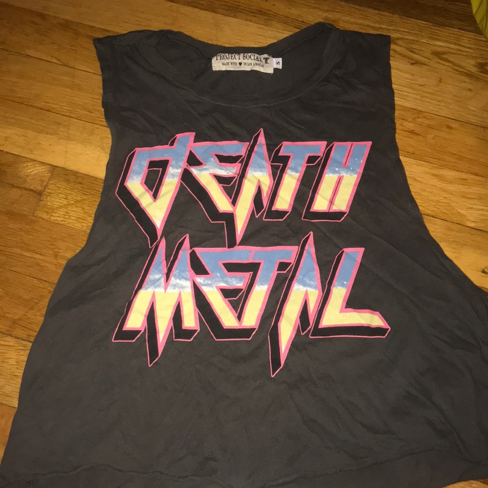 Graphic muscle tee